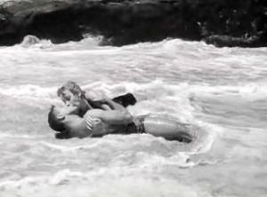 The famous beach romance scene with Burt Lancaster and Deborah Kerr
