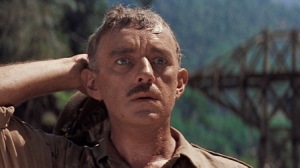 Best Actor and eventual Jedi Alec Guinness plays the proud, deluded Colonel Nicholson